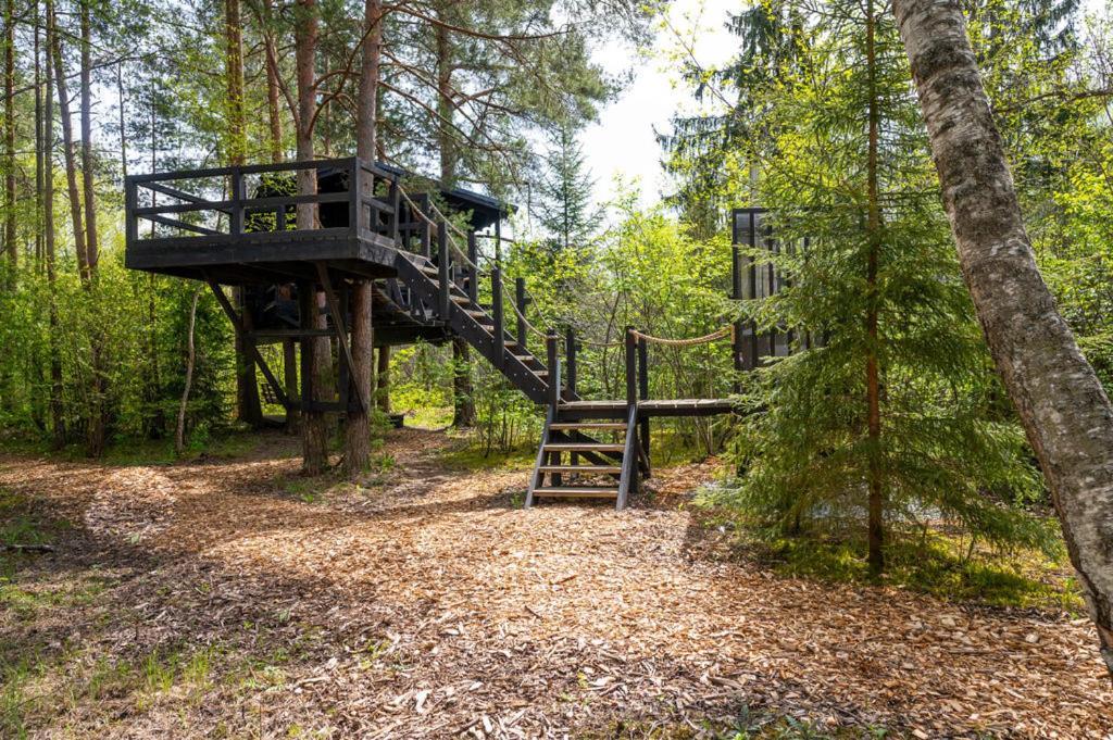 Villa Sambliku Treehouse Jogisoo Esterno foto